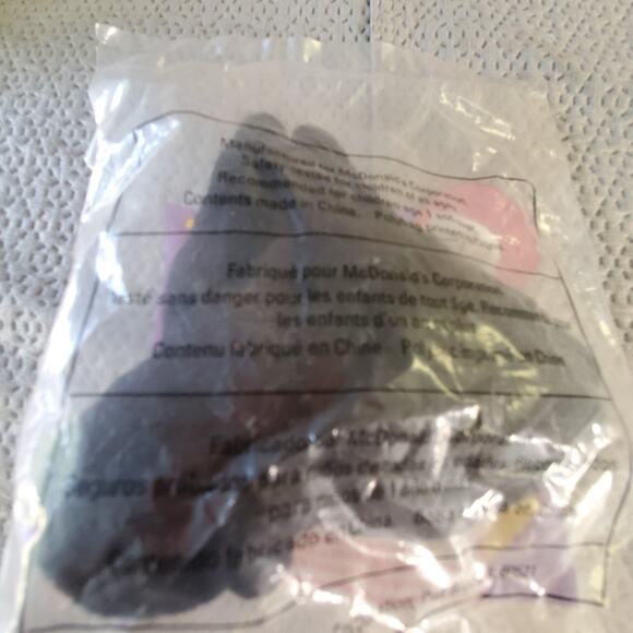 1997 Animal Pals McDonalds Happy Meal Toy Plush Gorilla 6 New in Package - Picture 2 of 2